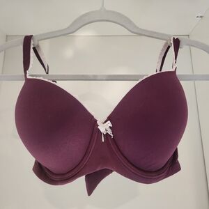 Victoria's Secret Body By Victoria Plum Push-Up Bra with Lace Trim